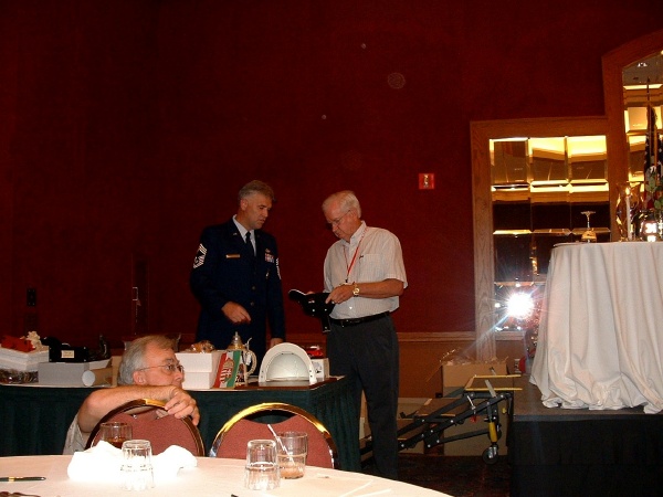 Ben Partin and Chief Podolske